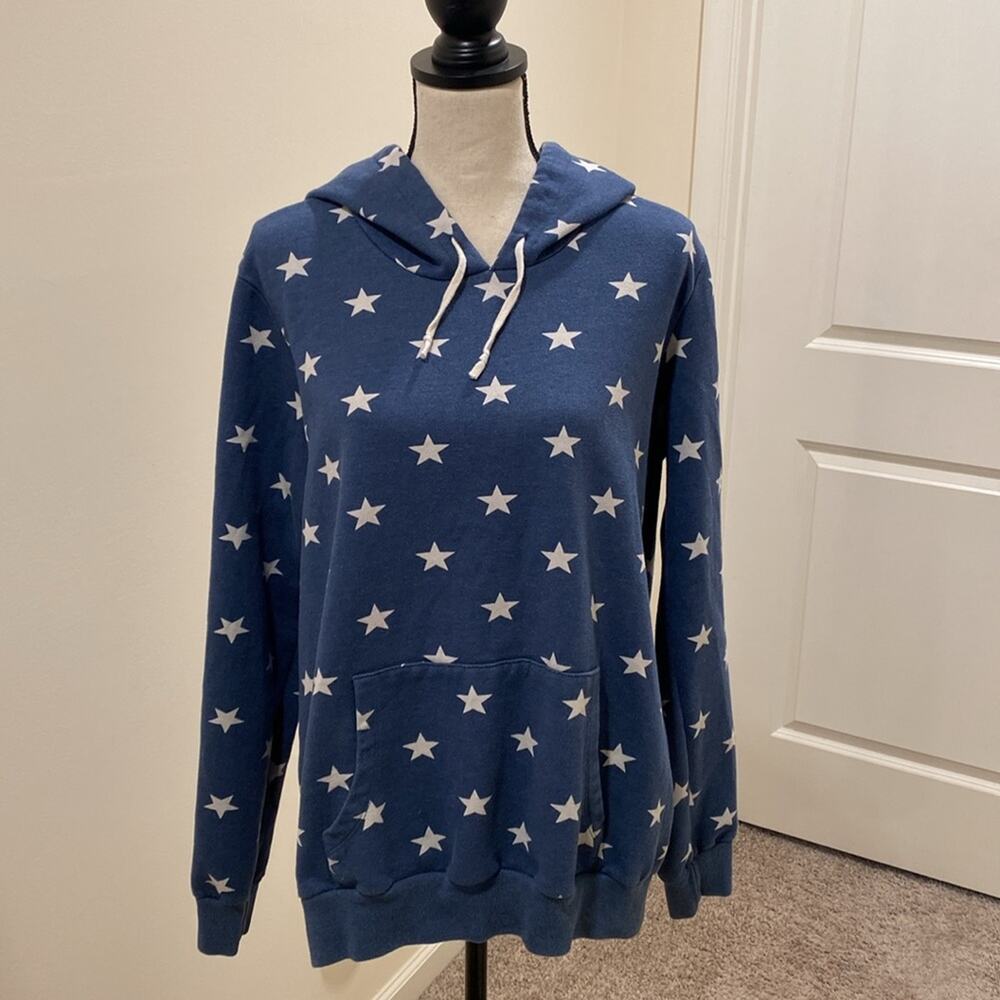 Alternative star pattern hoodie size XXl Celestial Preppy Streetwear